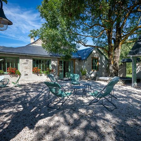 grange rénovée en gîte/maison/chalet Arreau Exterior foto